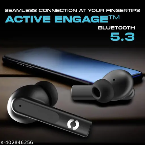 Hoppup Q50 Earbuds with Quad Mic ENC, 50H Playtime